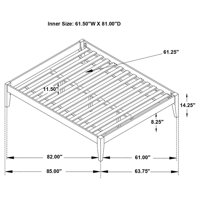 Hounslow Universal Platform Bed - All Brands Furniture (NJ)