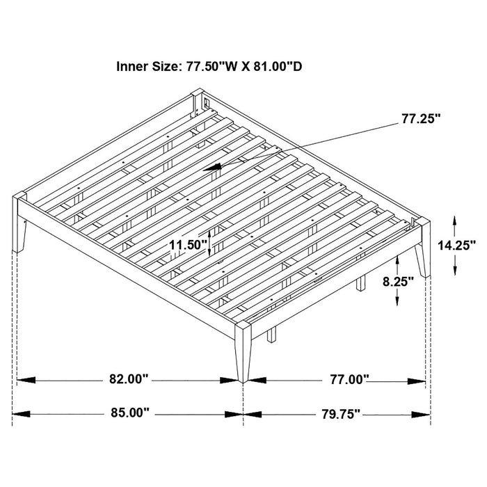 Hounslow Universal Platform Bed - All Brands Furniture (NJ)