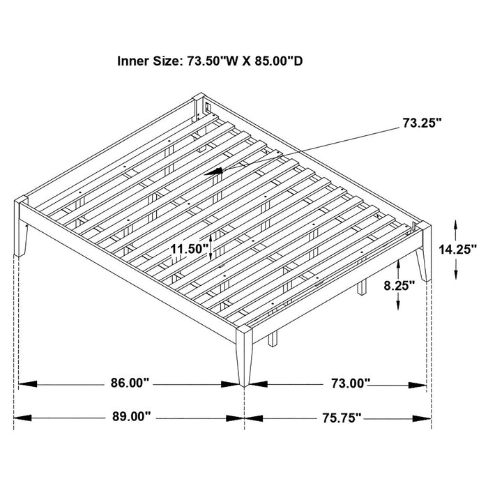 Hounslow Platform Bed Base - All Brands Furniture (NJ)