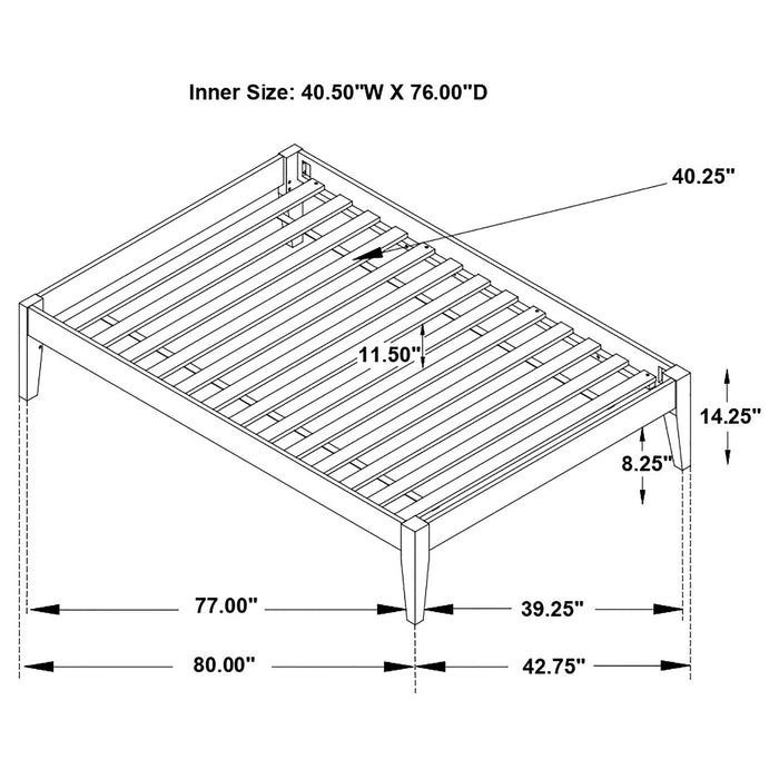 Hounslow Universal Platform Bed - All Brands Furniture (NJ)