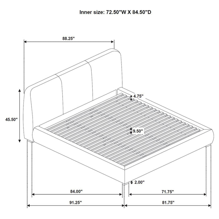 Mokena Panel Platform Bed - All Brands Furniture (NJ)