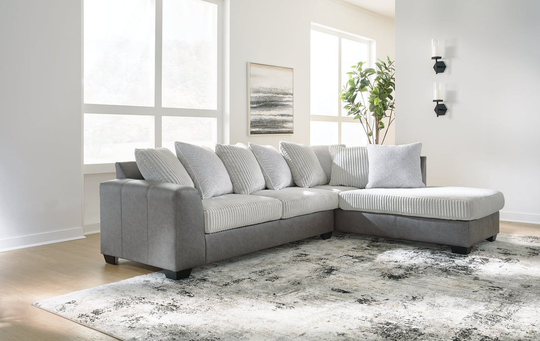 Clairette Court Sectional with Chaise - All Brands Furniture (NJ)