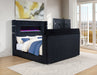 Tisdall Wingback TV Bed with Flame Visualizer - All Brands Furniture (NJ)