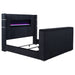Tisdall Wingback TV Bed with Flame Visualizer - All Brands Furniture (NJ)