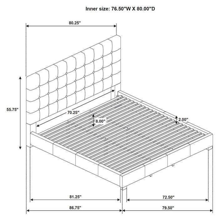 Medley Panel Platform Bed - All Brands Furniture (NJ)