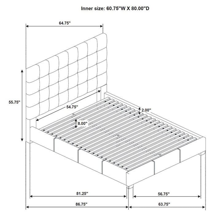 Medley Panel Platform Bed - All Brands Furniture (NJ)