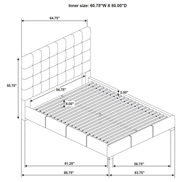 Medley Panel Platform Bed - All Brands Furniture (NJ)