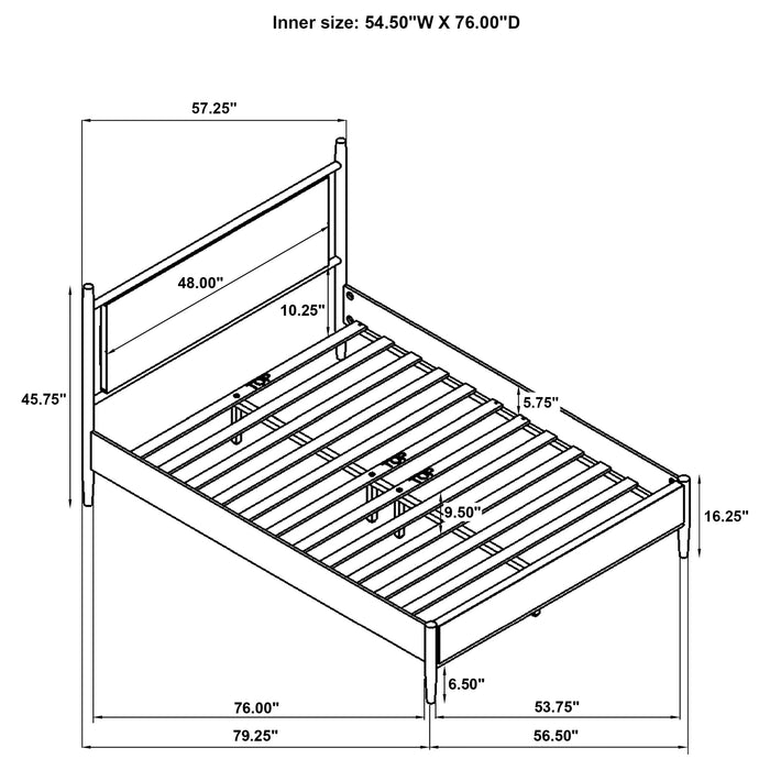 Mason Panel Platform Bed - All Brands Furniture (NJ)