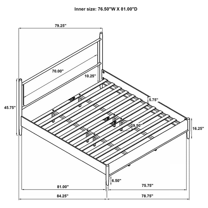 Mason Panel Platform Bed - All Brands Furniture (NJ)