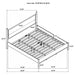 Mason Panel Platform Bed - All Brands Furniture (NJ)