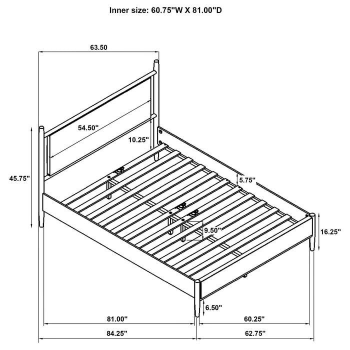 Mason Panel Platform Bed - All Brands Furniture (NJ)