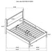 Mason Panel Platform Bed - All Brands Furniture (NJ)