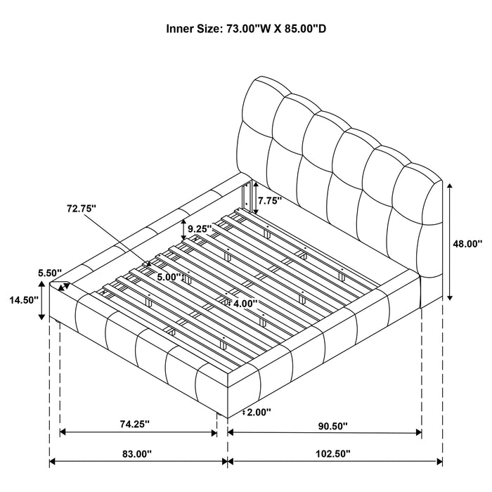 Nollet Panel Platform Bed - All Brands Furniture (NJ)