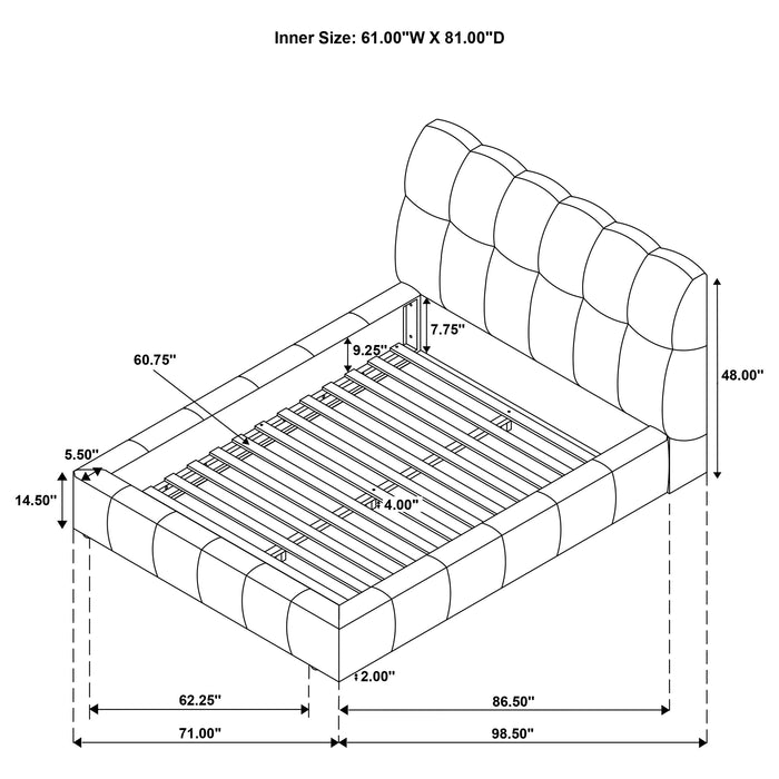Nollet Panel Platform Bed - All Brands Furniture (NJ)