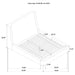 Rennes Wingback Platform Bed - All Brands Furniture (NJ)