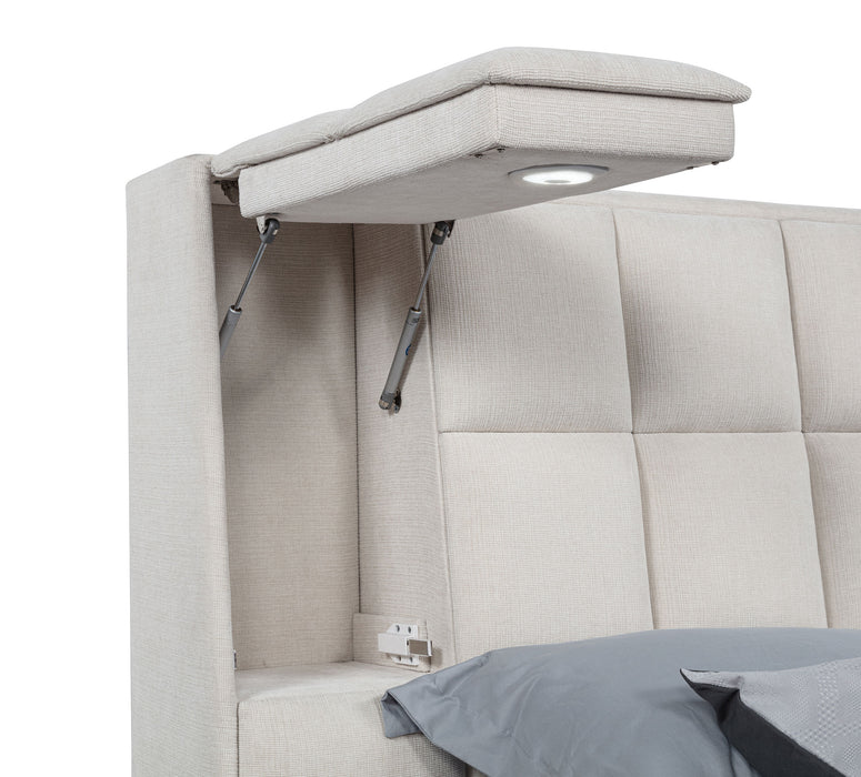 Dreux Panel Platform Bed - All Brands Furniture (NJ)