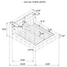 Dreux Panel Platform Bed - All Brands Furniture (NJ)