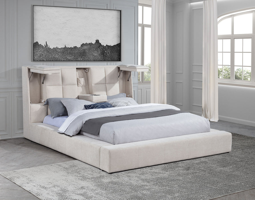 Dreux Panel Platform Bed - All Brands Furniture (NJ)