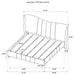 Evelyn Panel Platform Bed - All Brands Furniture (NJ)