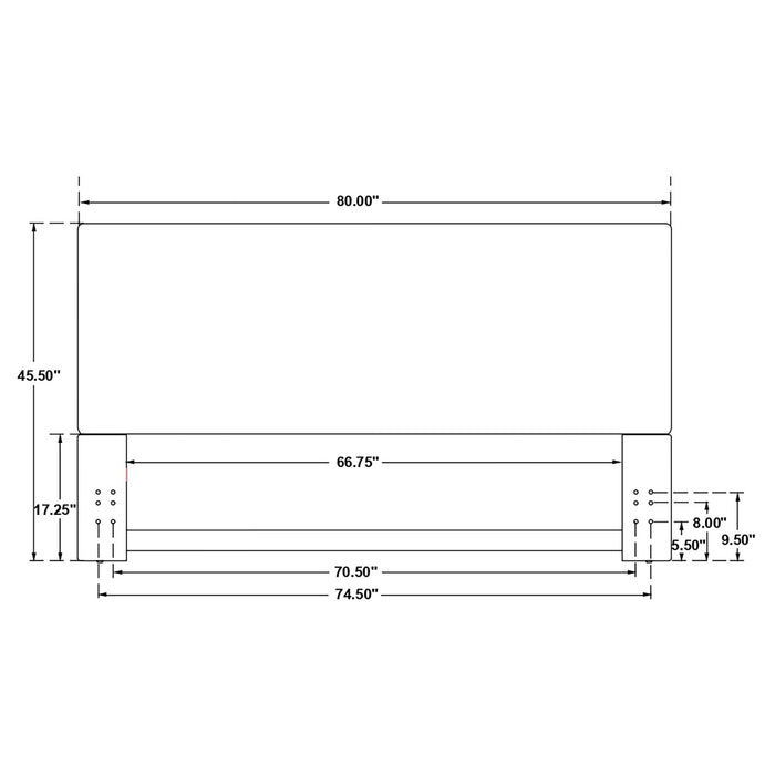 Kosmo Eastern / California King Headboard - All Brands Furniture (NJ)