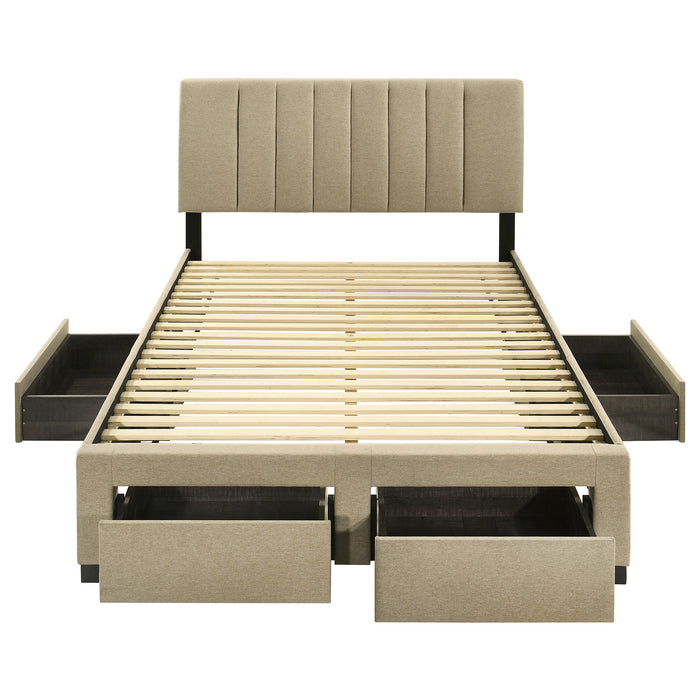 Wheatland Panel Platform Storage Bed - All Brands Furniture (NJ)