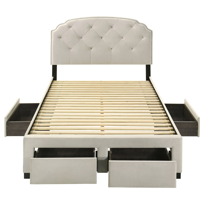 Marianna Panel Platform Storage Bed - All Brands Furniture (NJ)
