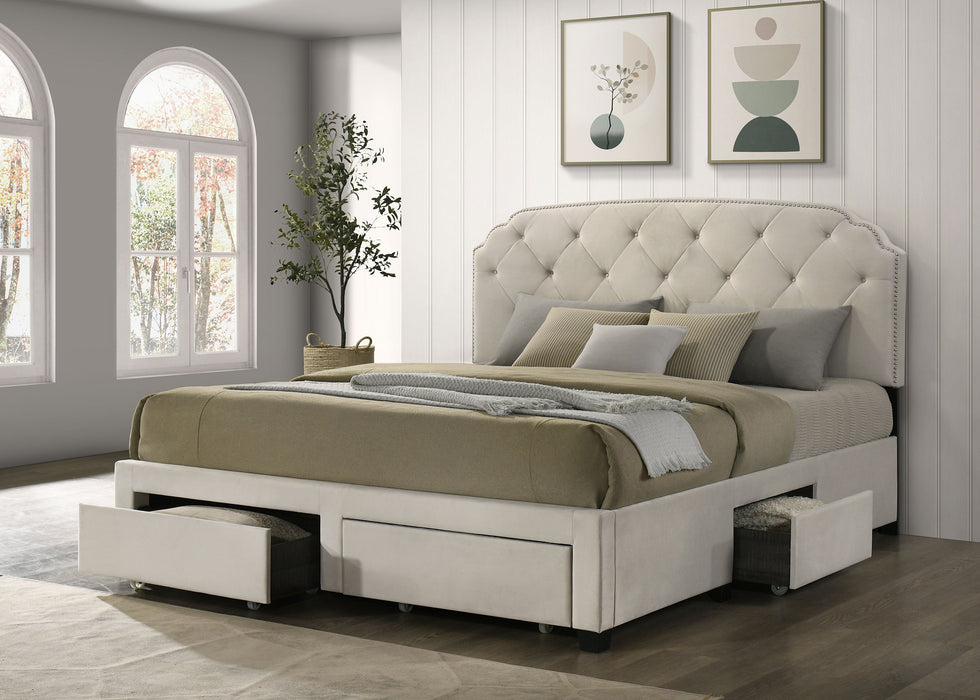 Marianna Panel Platform Storage Bed - All Brands Furniture (NJ)