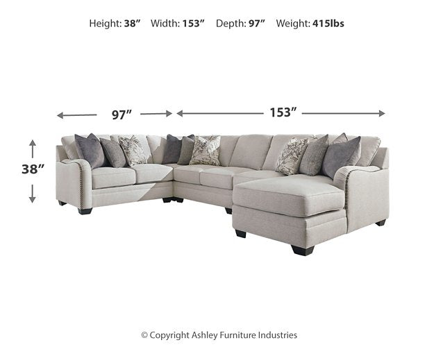 Dellara Sectional with Chaise - All Brands Furniture (NJ)