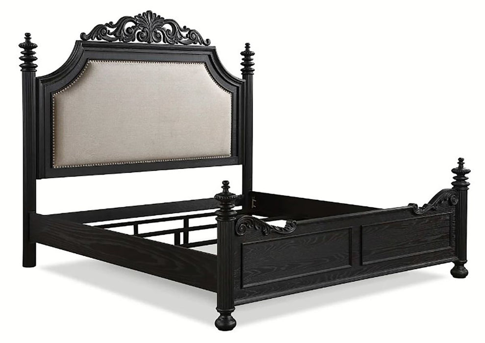 Crown Mark Furniture Kingsbury Queen Panel Bed in Black B1130-Q - All Brands Furniture (NJ)