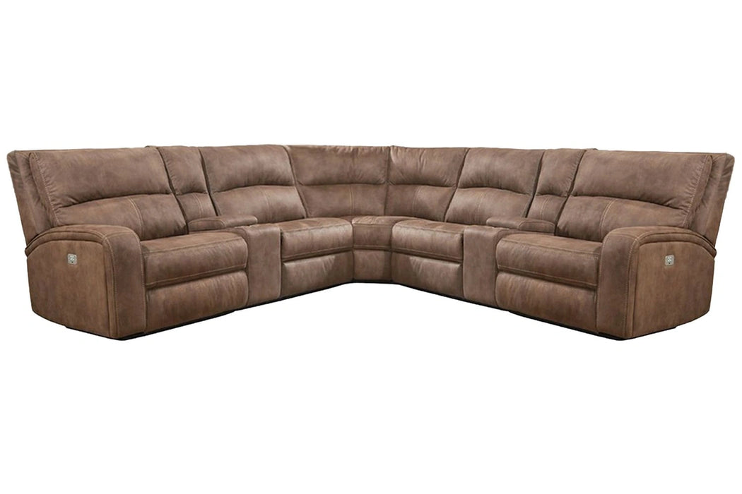 Parker Living Polaris 7 Piece Modular Power Reclining Sectional with Power Adjustable Headrests