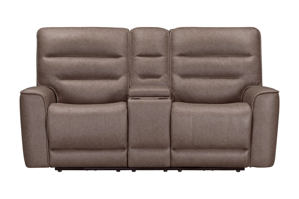 Parker Living Lawson - Sydney Brunette Power Zero Gravity Tilt Console Loveseat P2