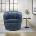 Parker Living Barolo 100% Italian Leather Swivel Club Chair