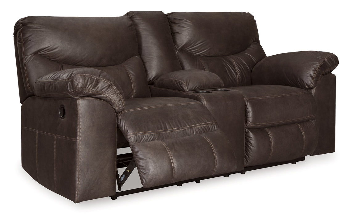 Boxberg Reclining Loveseat with Console - All Brands Furniture (NJ)