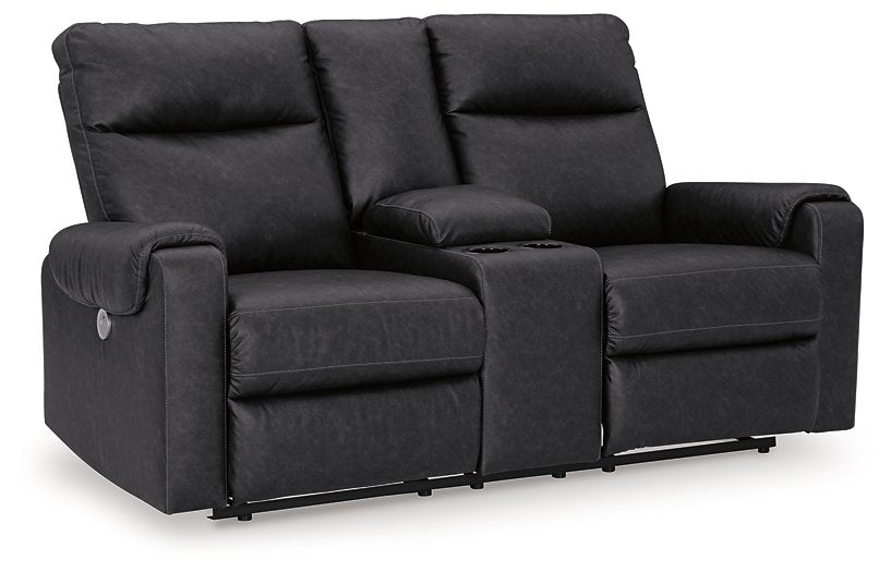 Axtellton Power Reclining Loveseat with Console - All Brands Furniture (NJ)