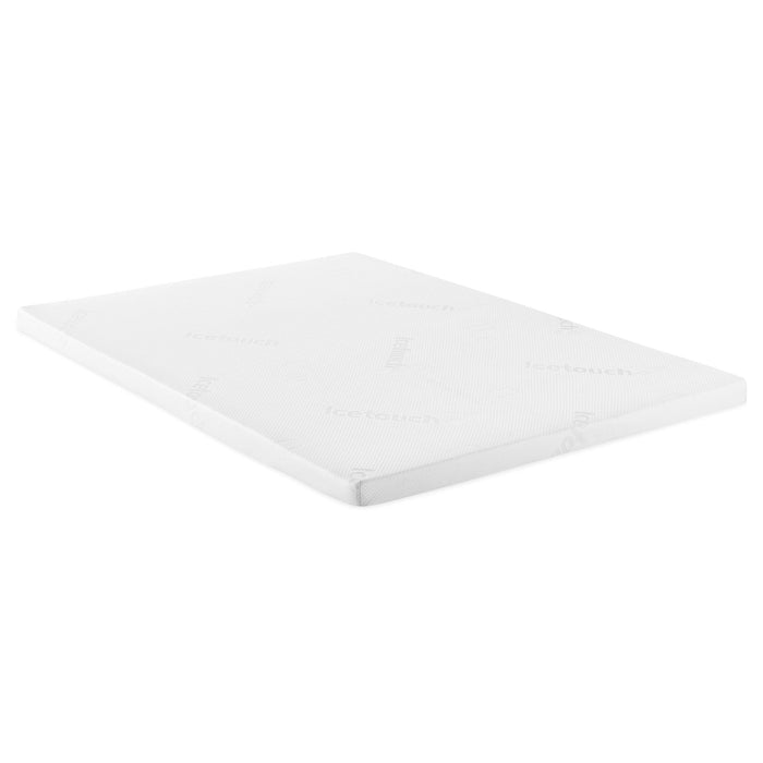 Cascade 3" Twin XL Cool Memory Foam Mattress Topper - All Brands Furniture (NJ)