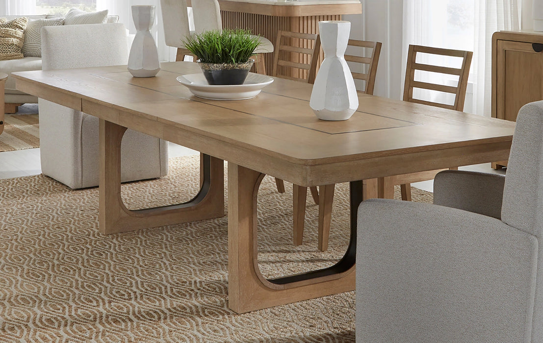 Parker House Escape - Dining 84 Inch Rectangular Table with 6 Ladderback Chairs
