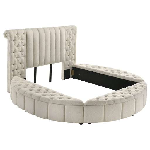 Sonya Panel Floor Storage Bed - All Brands Furniture (NJ)