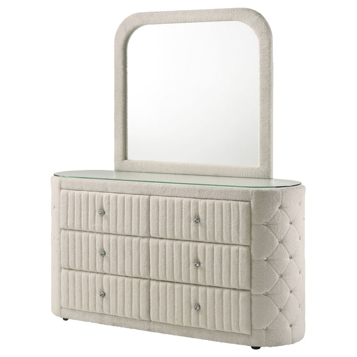 Sonya Dresser with Mirror - All Brands Furniture (NJ)