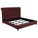 Devon Bedroom Set Wine Red and Dark Oak - All Brands Furniture (NJ)