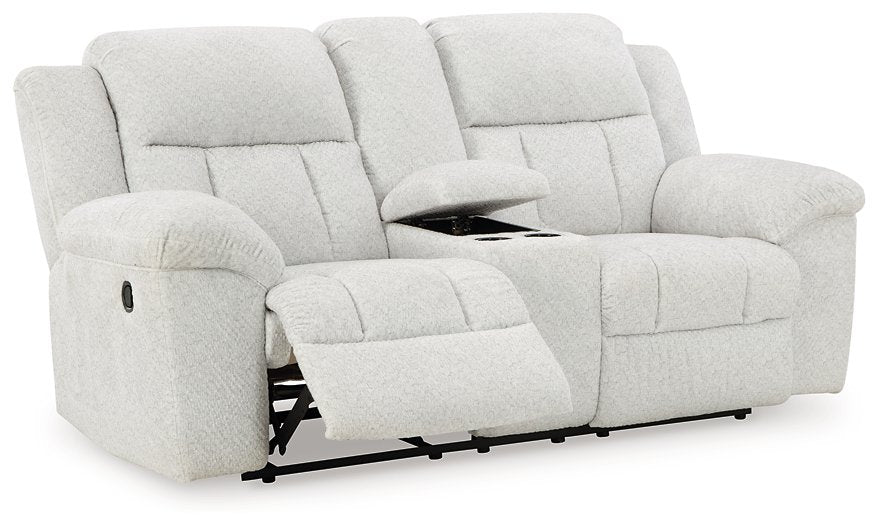 Frohn Reclining Loveseat with Console - All Brands Furniture (NJ)