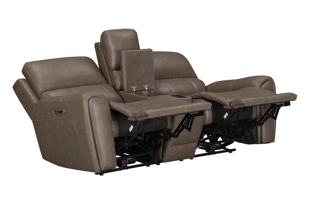 Parker Living Hancock Zero Gravity Power Reclining Console Loveseat P3