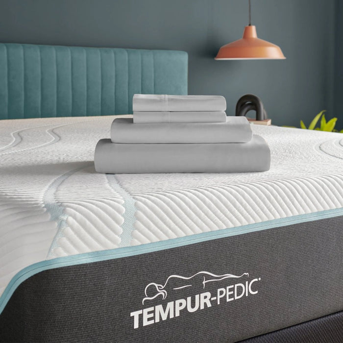 TEMPUR Classic Cotton Sheet Set Sleepy Silver Mist