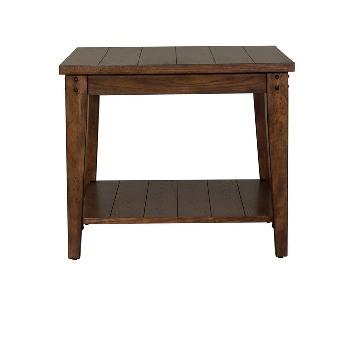 Lake House Square Lamp Table image