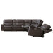 Parker Living Easton - Steamboat Brown 6 Piece Zero Gravity Power Reclining Sectional with Power Adjustable Headrests