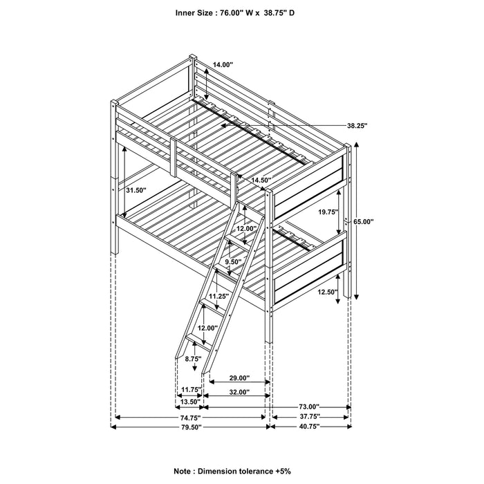 Ryder Bunk Beds - All Brands Furniture (NJ)