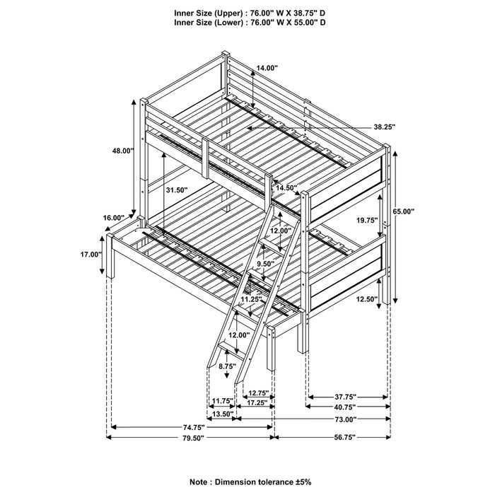 Ryder Bunk Beds - All Brands Furniture (NJ)