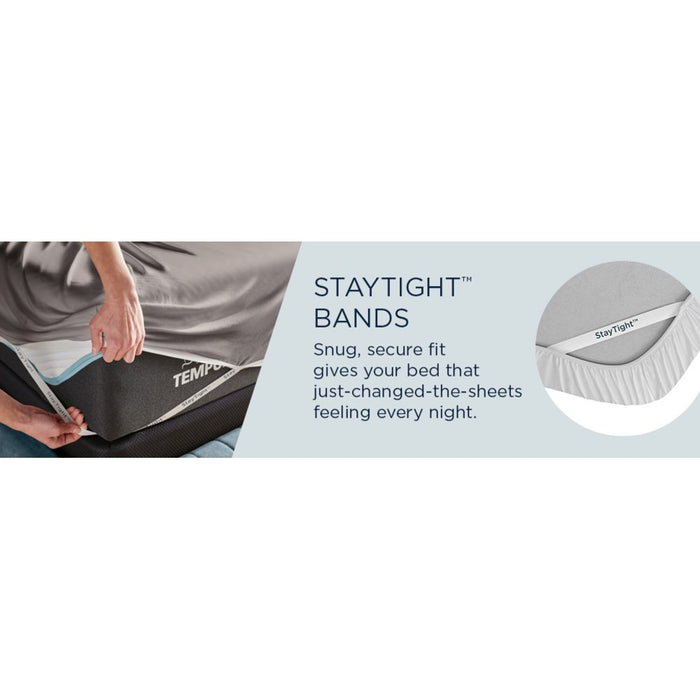 TEMPUR Rayon from Bamboo Sheet Set Cool Gray