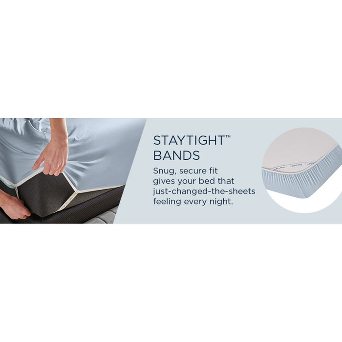 TEMPUR breeze cooling Sheet Set Sandstone