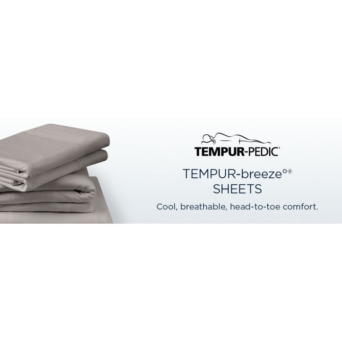 TEMPUR breeze cooling Sheet Set Sandstone