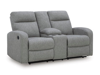 Gauntlet Reclining Loveseat with Console - All Brands Furniture (NJ)